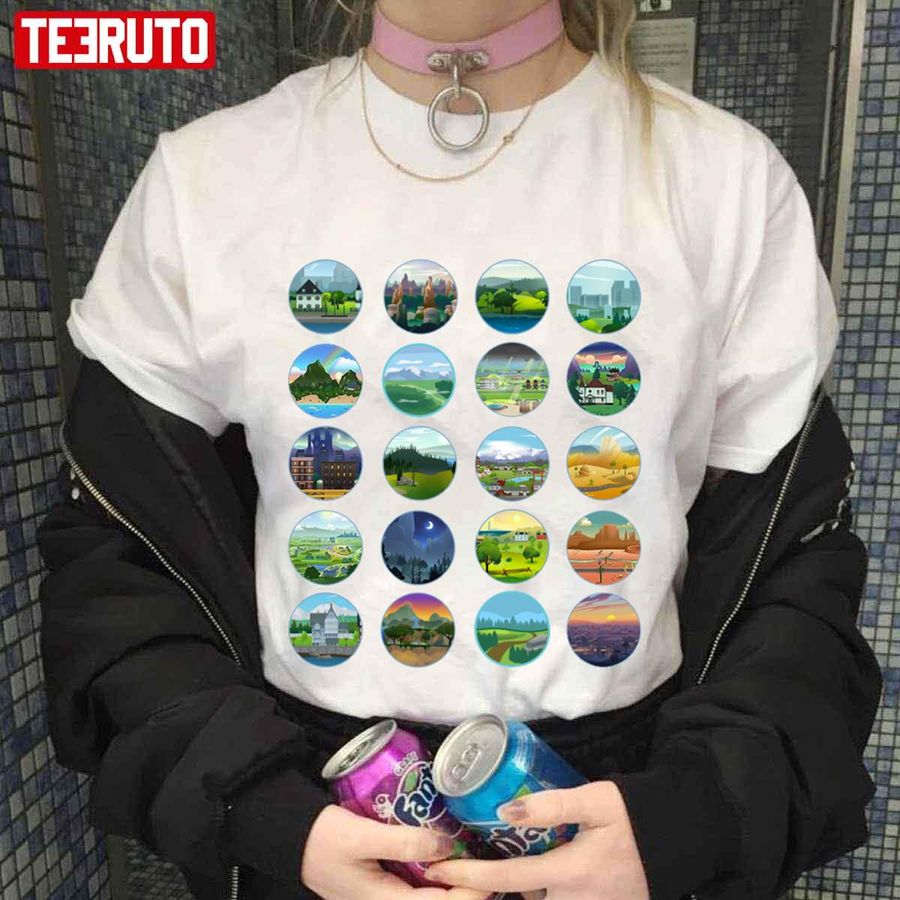 World Buttons Sims 4 Unisex T Shirt