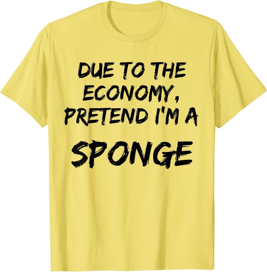 Yellow Economy Pretend Im A Sponge Easy Halloween Costume