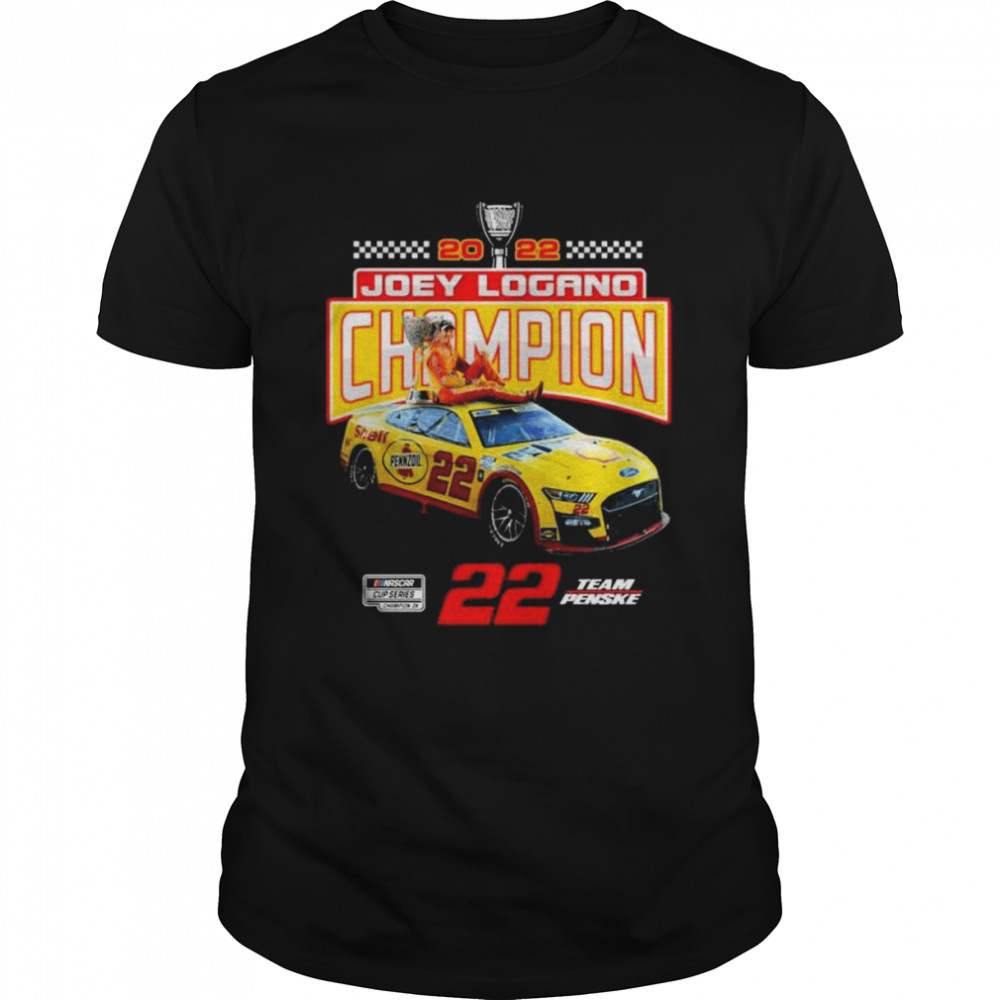 2022 Joey Logano Champions Nascar Cup Series Team Penske Shirt