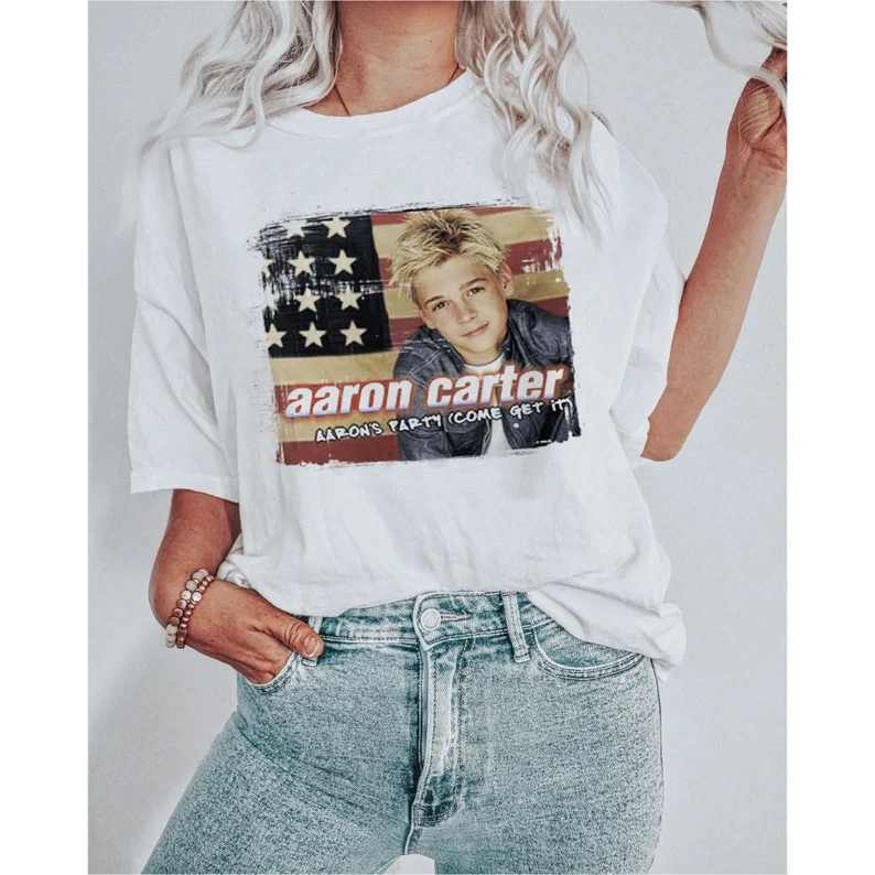 Aaron Party Come Get It Shirt, Aaron Carter Shirt, Rip Aaron Carter, Vintage Aaron Carter 90S T Shirt Unisex
