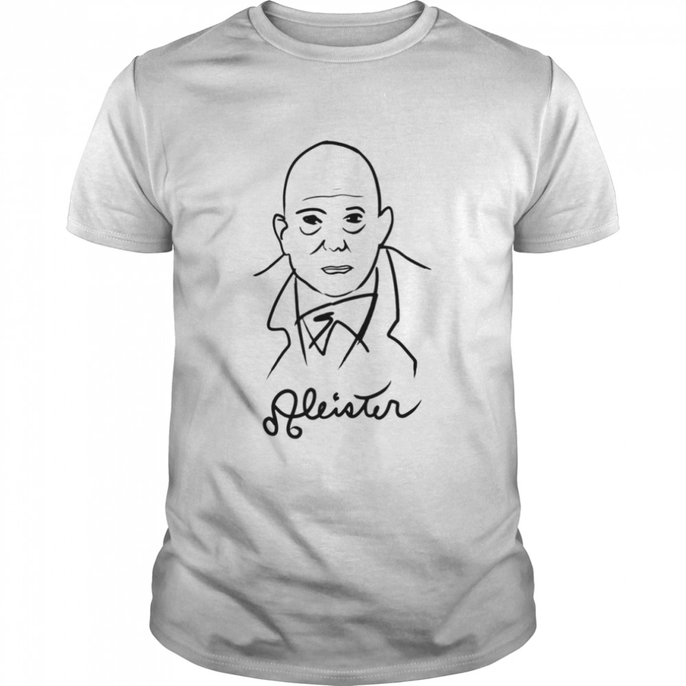 Aleister Outline Portrait Aleister Crowley Shirt