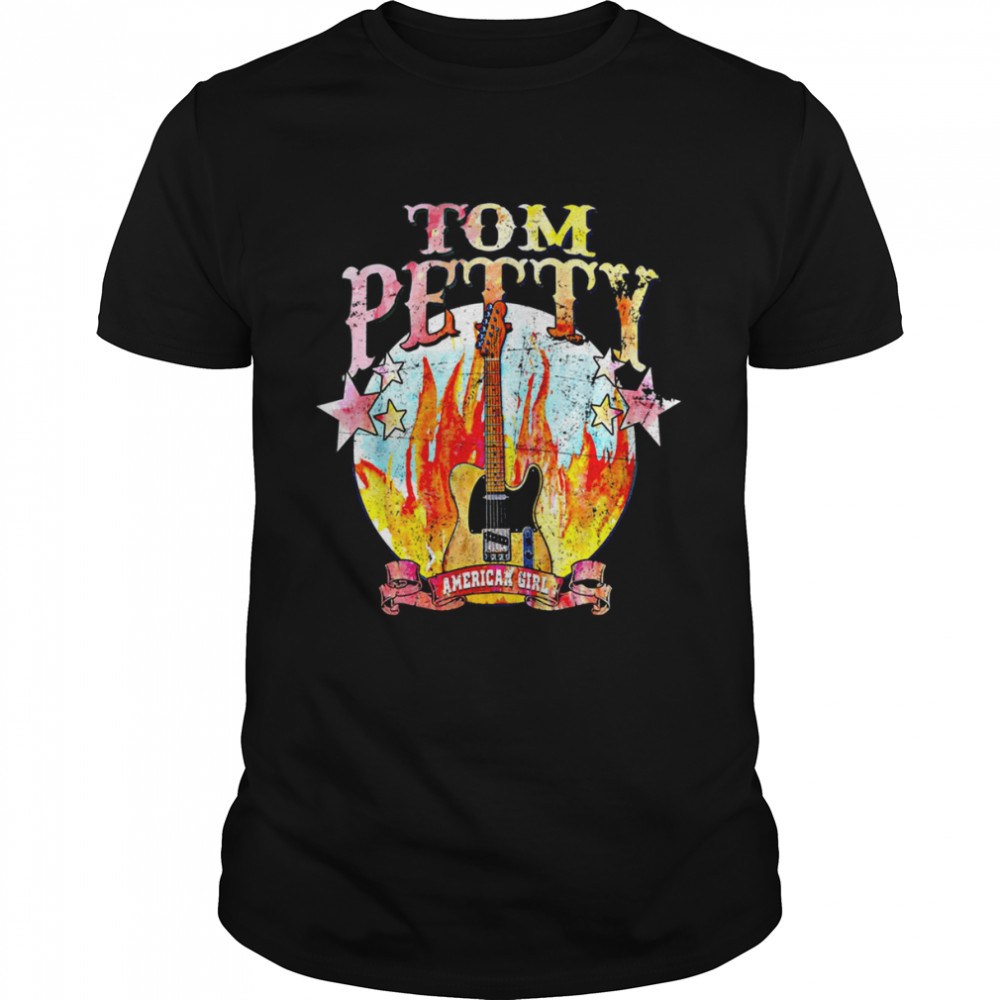 American Girl Guitar Tom Petty Shirt