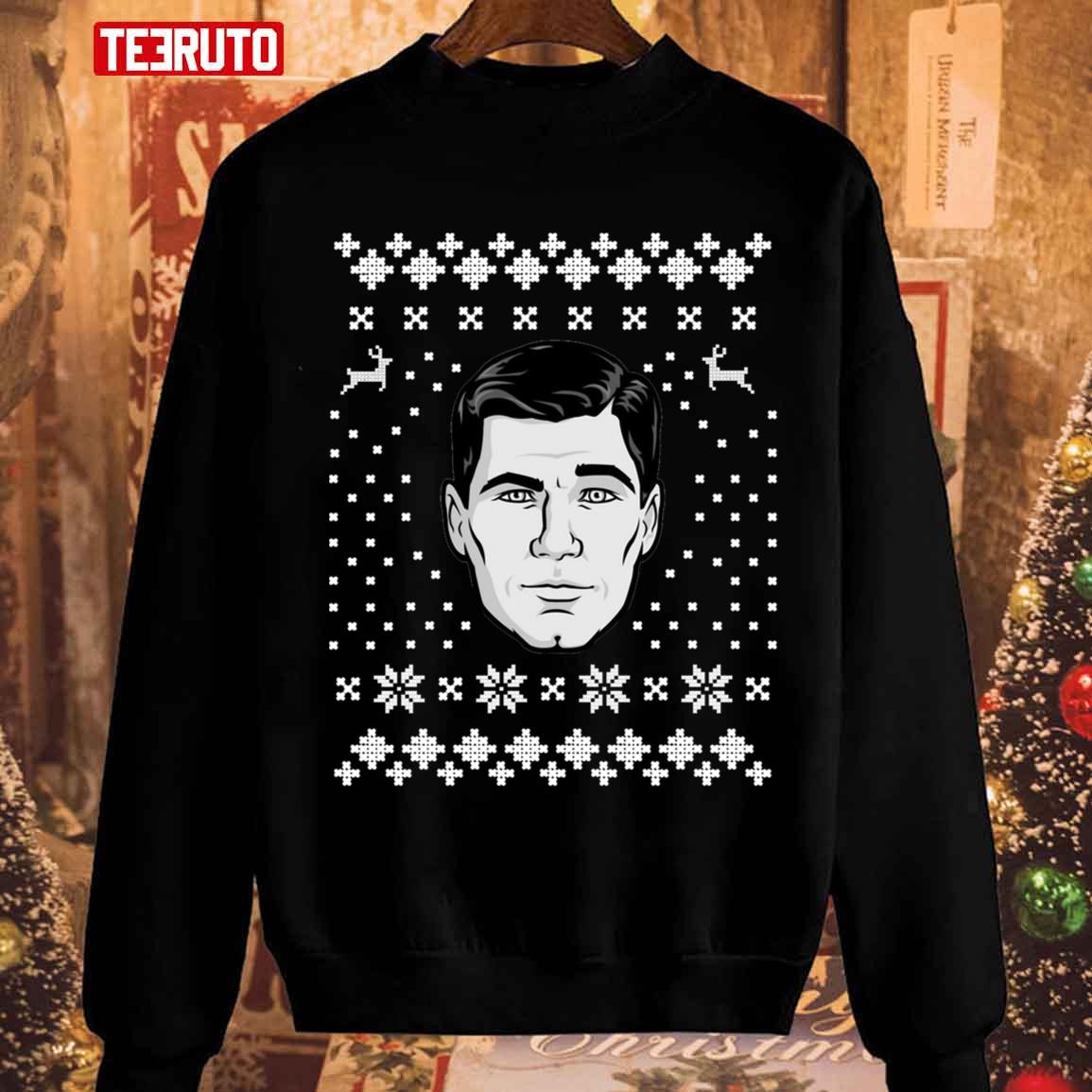 An Archer Christmas Pattern Design Unisex Sweatshirt