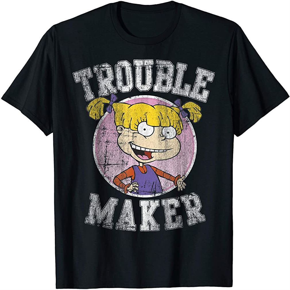 Angelica Trouble Maker Vintage Graphic T Shirt Plus Size Up To 5Xl, Hoodie