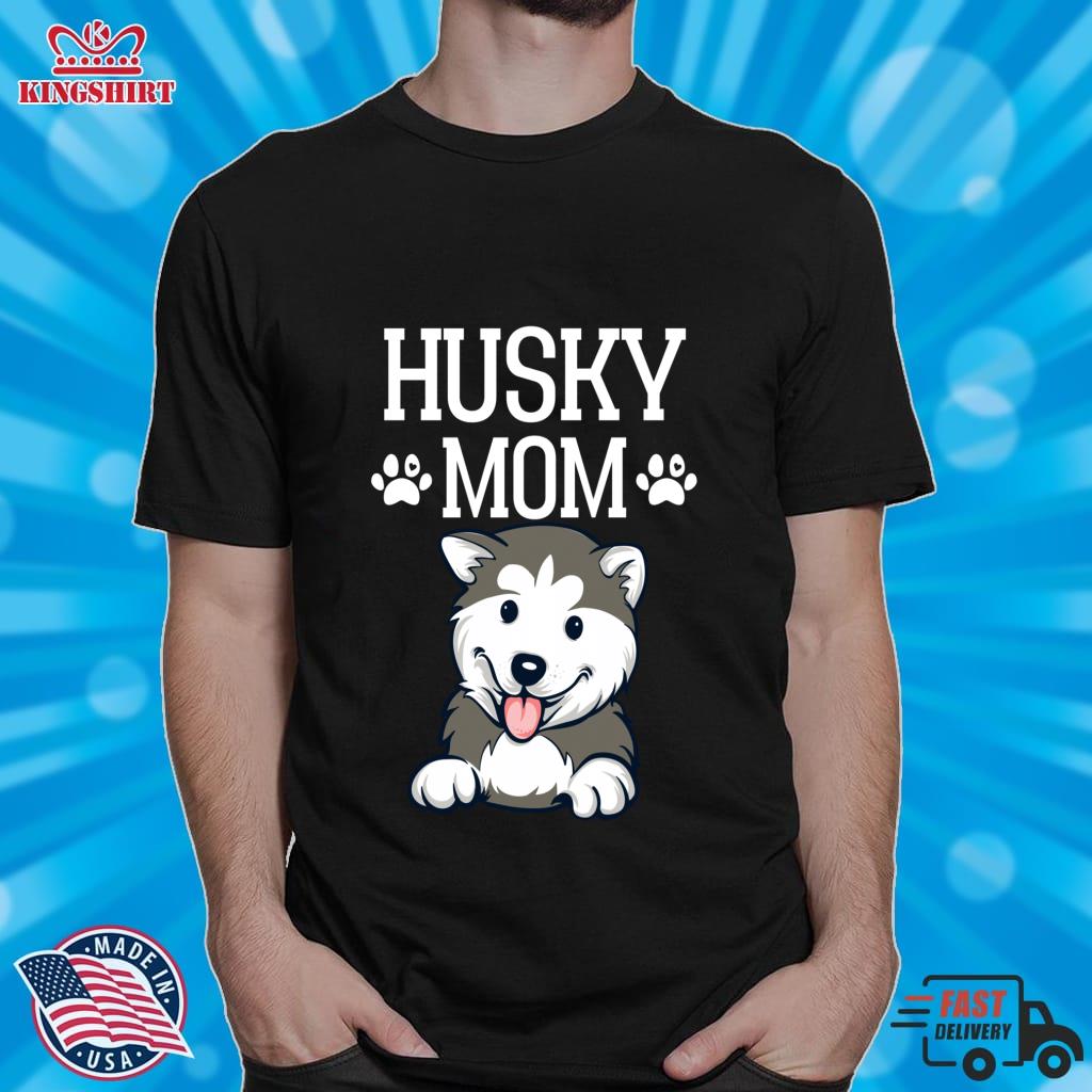 Animal Husky Mom Dog Lover Mothers Day Gift Husky Lightweight Sweatshirt
