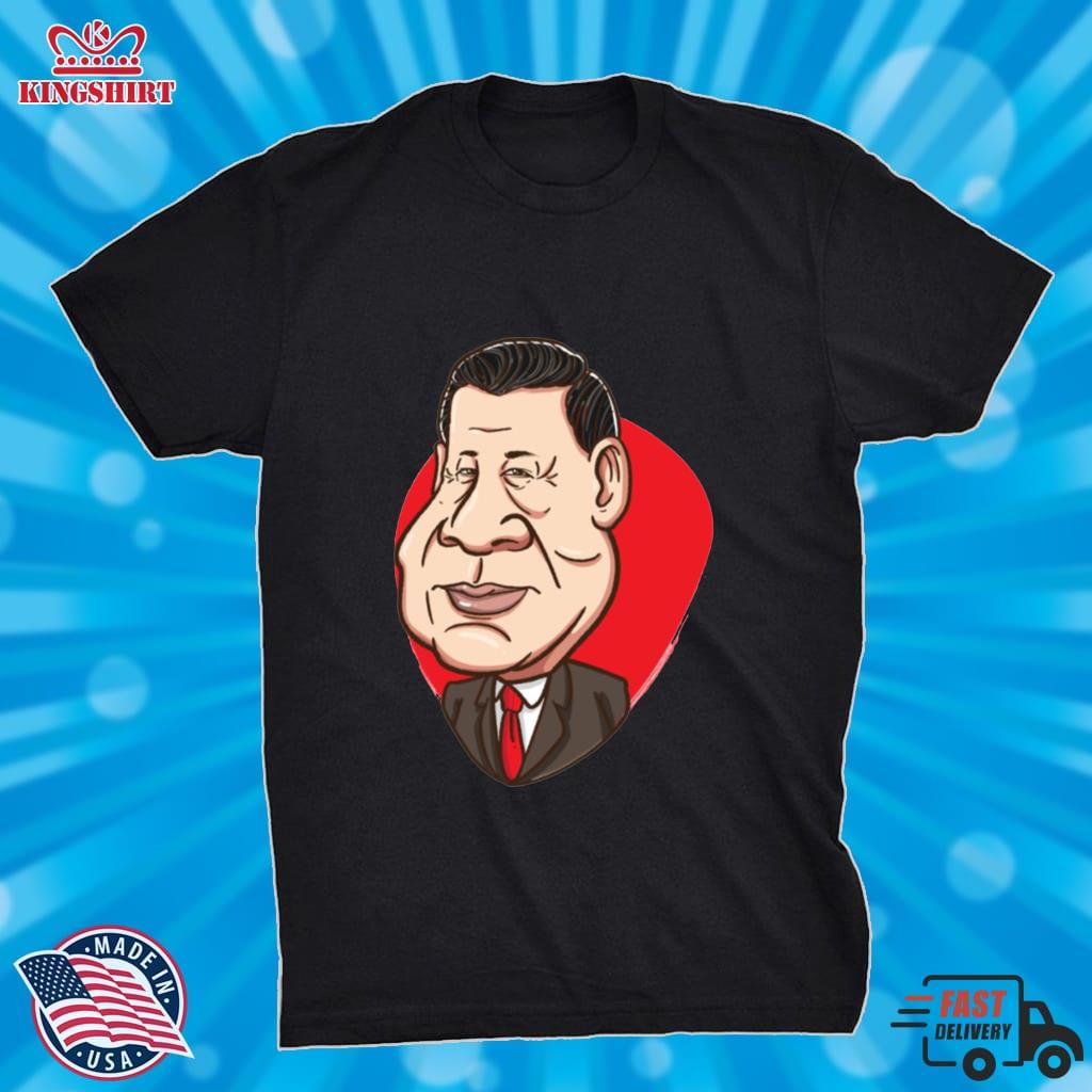 Animated Face Politics President Xi Jinping Shirt