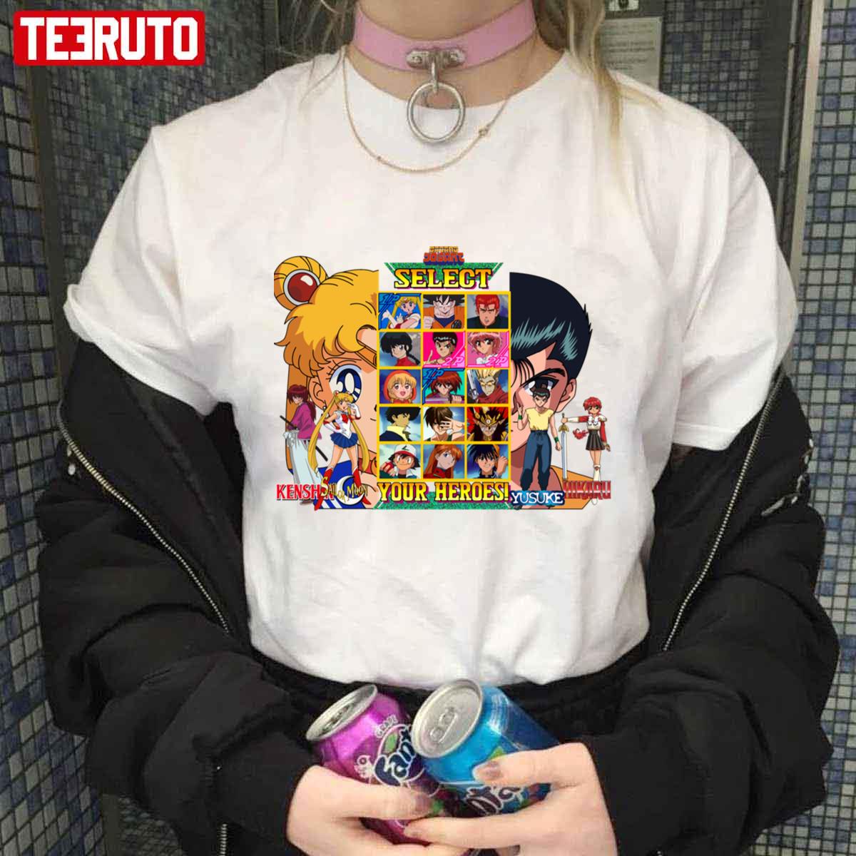 Anime Select Your 90S Heroes Sailor Moon Yusuke Unisex T Shirt