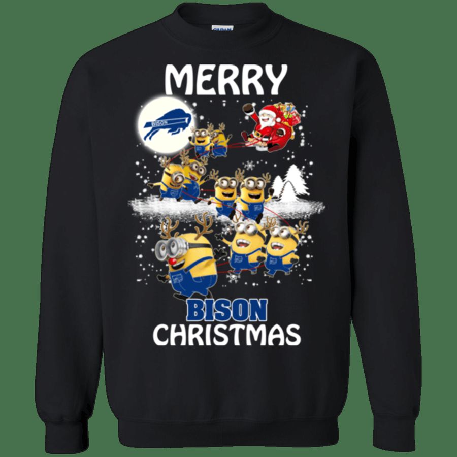Awesome Howard Bison Minion Ugly Christmas Sweaters Santa Claus With Sleigh Hoodies Sweatshirts