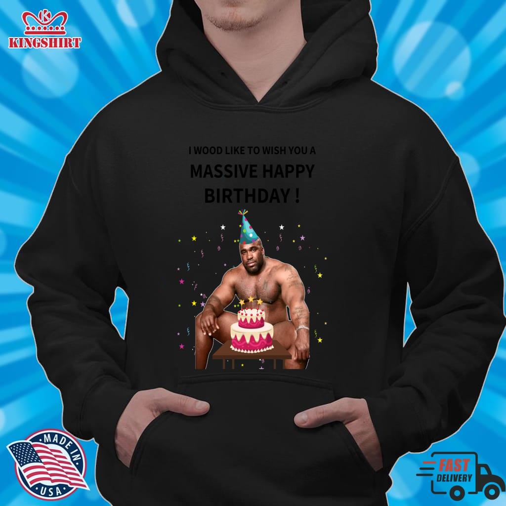 Big Dick Black Guy Meme Barry Wood Birthday Gift Card Pullover Sweatshirt