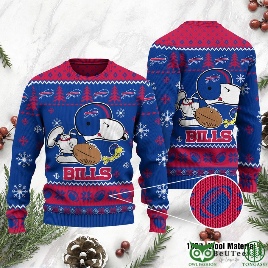 Buffalo Bills Snoopy Ugly Sweater Nfl