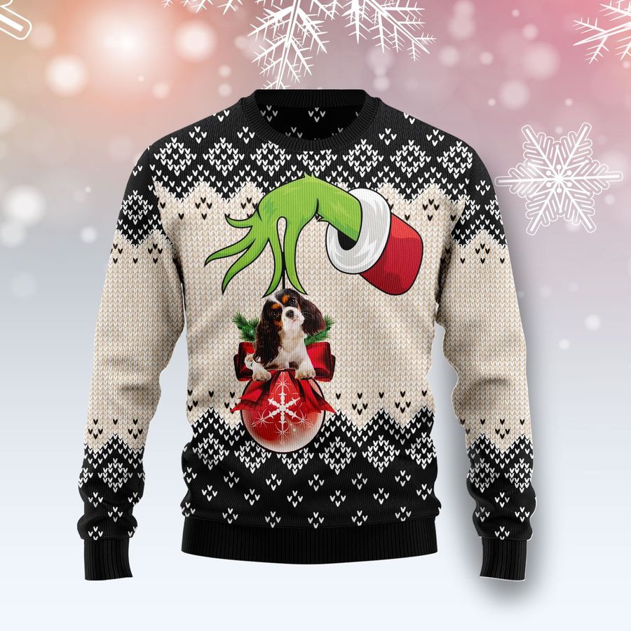 Cavalier King Charles Spaniel Xmas Ball D1011 Ugly Christmas Sweater