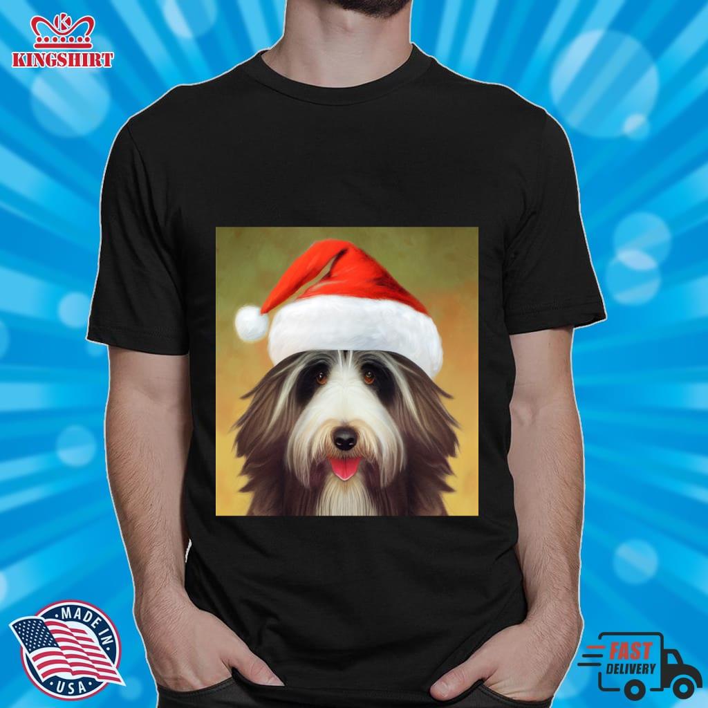 Christmas Bearded Collie   Perfect For Animal Lovers Pullover Sweatshirt
