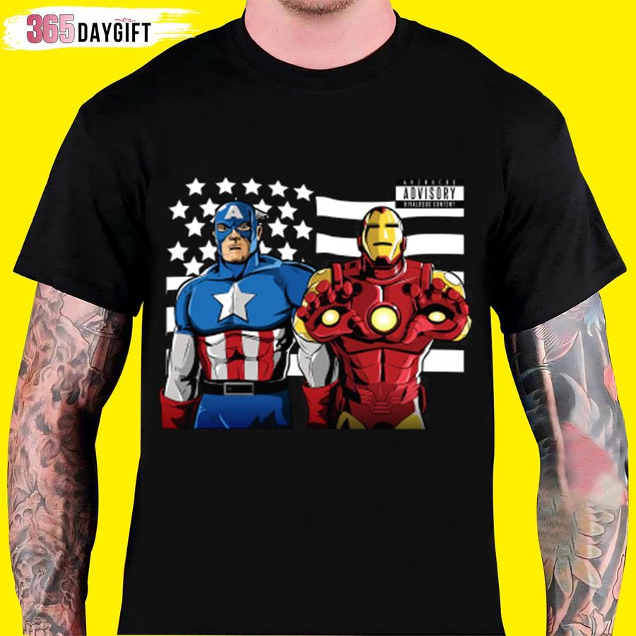 Civil War Junction Captain America T Shirt