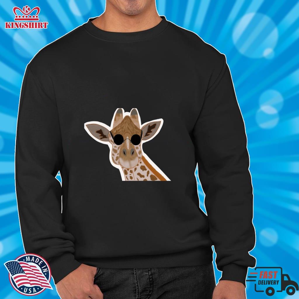 Cool Giraffe Pullover Sweatshirt
