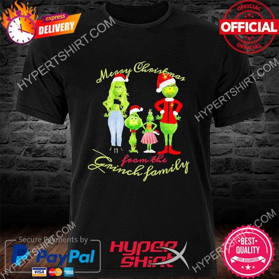 Cute Merry Christmas From The Grinch Family 2022 Sweatshirt