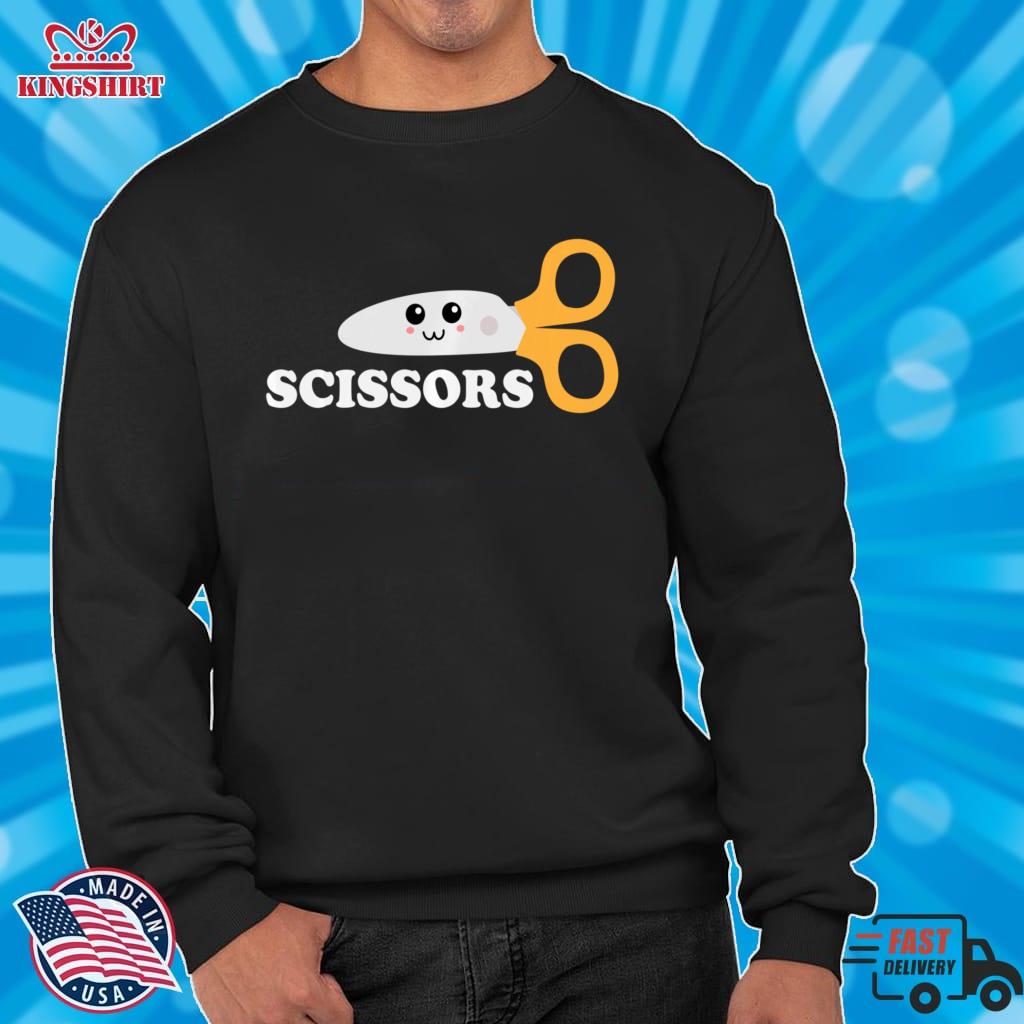 Cute Scissors For A Simple Kind Of Person Lightweight Sweatshirt