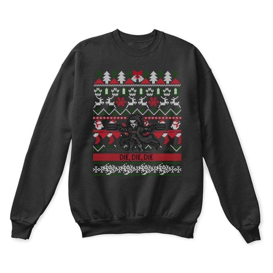 Die Die Die Overwatch Reaper Christmas Ugly Sweaters