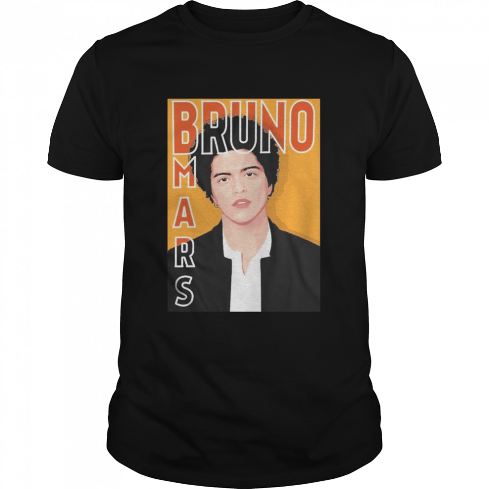 Digital Portrait Of Bruno Mars Singer Shirt