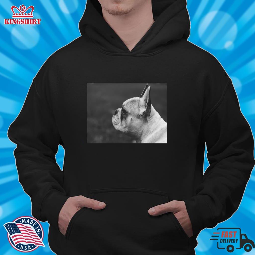 Dog Face Profile Pullover Hoodie