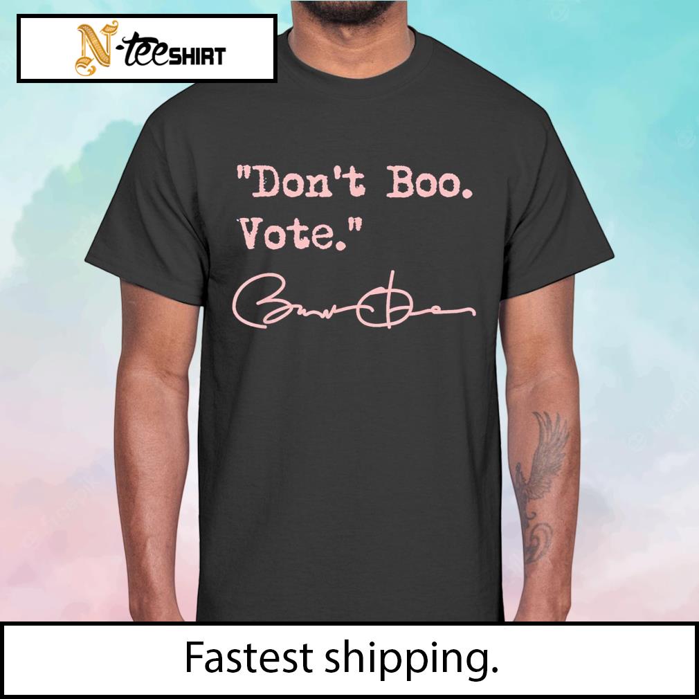 DonT Boo Vote Barack Obama Shirt