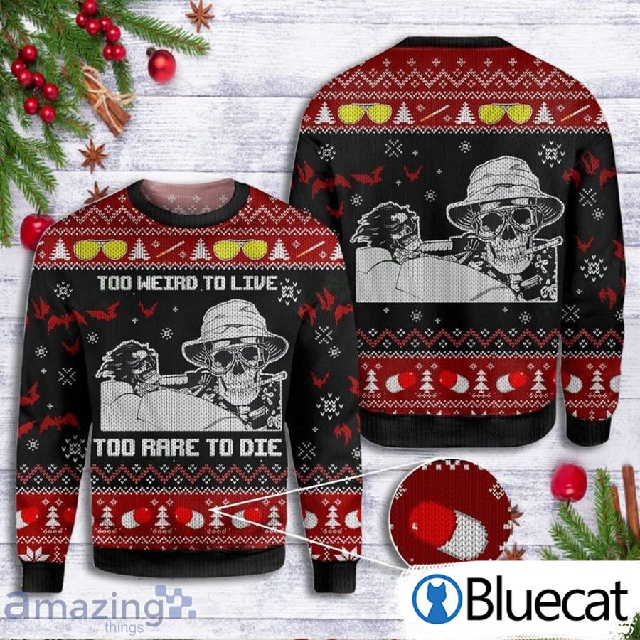 Fear And Loathing In Las Vegas Knitting Pattern Christmas Ugly Sweater