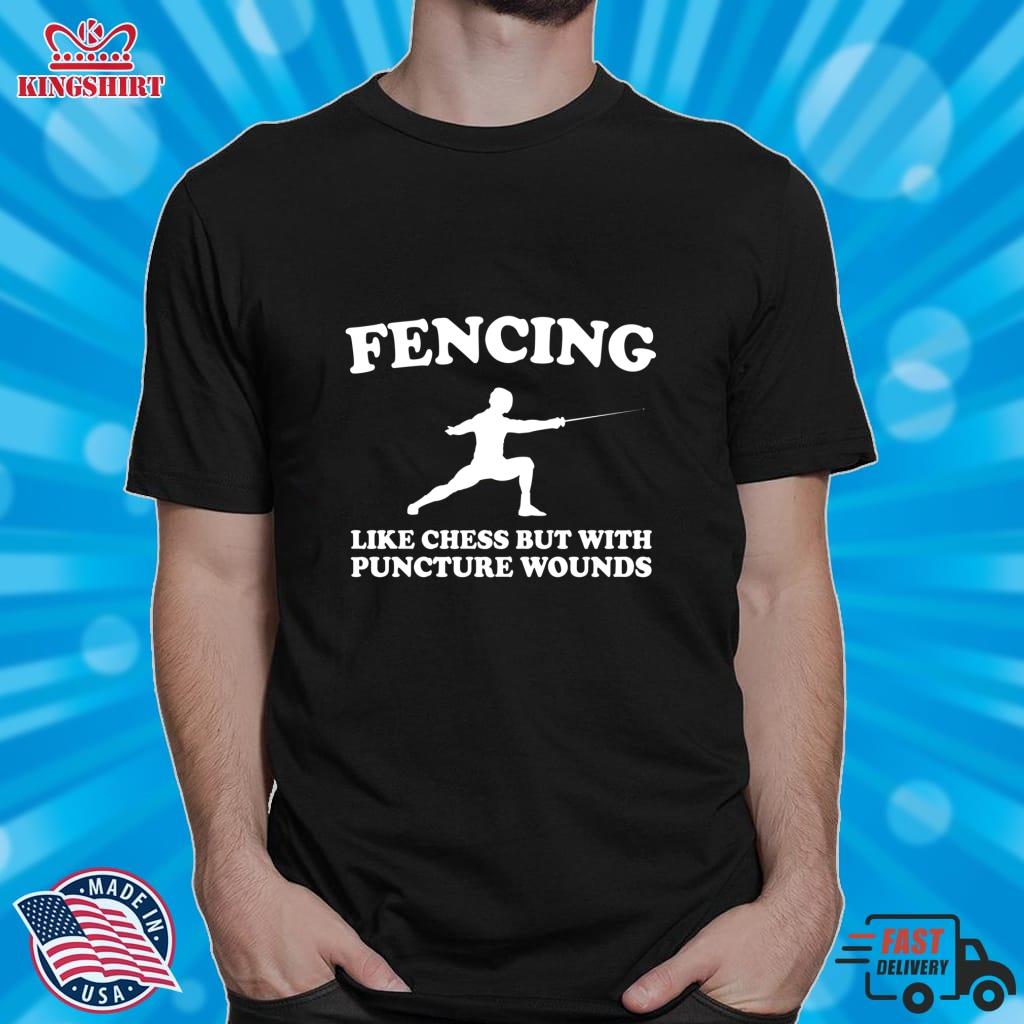 Fencing Like Chess But With Puncture Wounds Pullover Hoodie