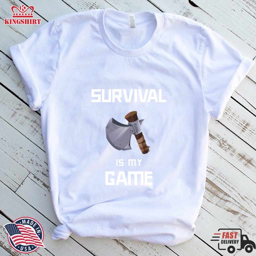 Gaming Survival Is My Game Gift T Shirt Lightweight Sweatshirt