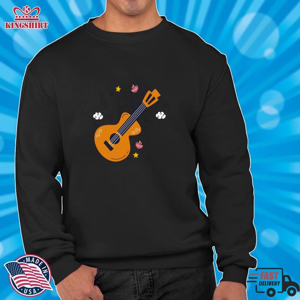 Guitar  Lightweight Sweatshirt