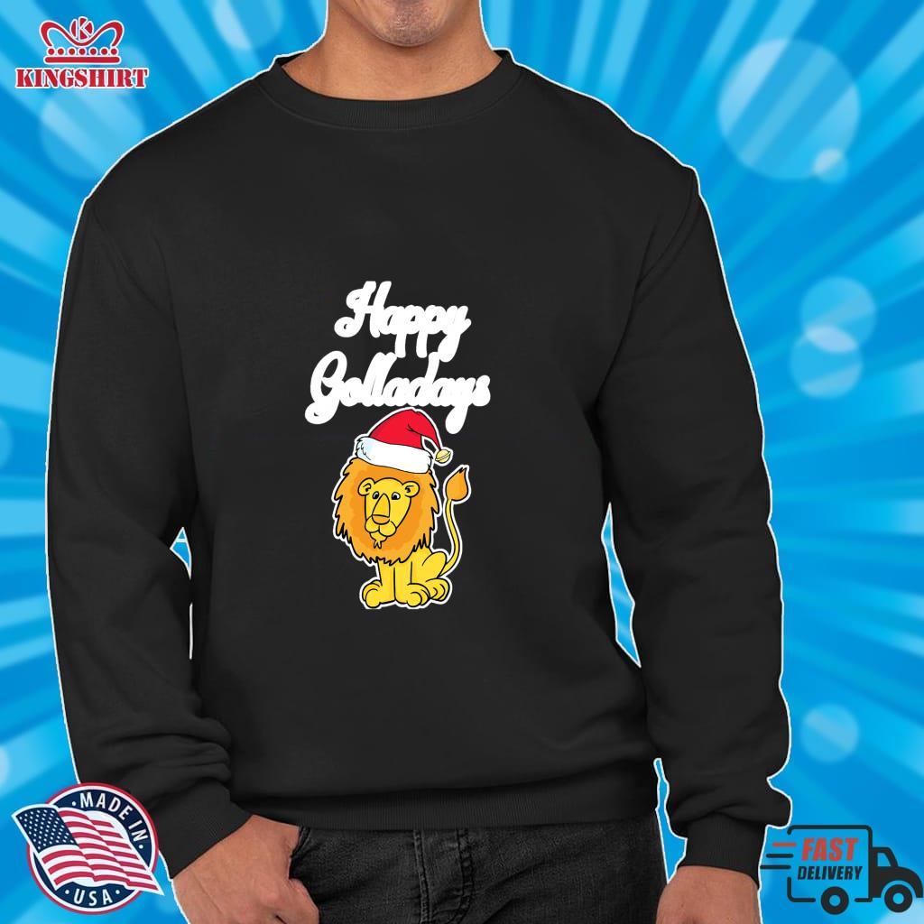 Happy Golladays Christmas Sports Lightweight Sweatshirt