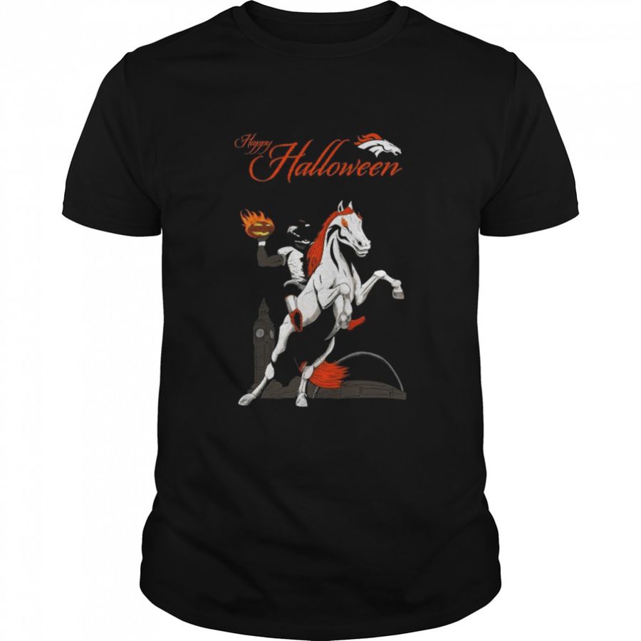Happy Halloween Denver Broncos Horse 2022 Shirt