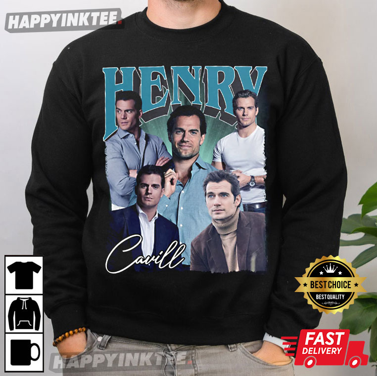 Henry Cavill Homage  90S Graphic T Shirt