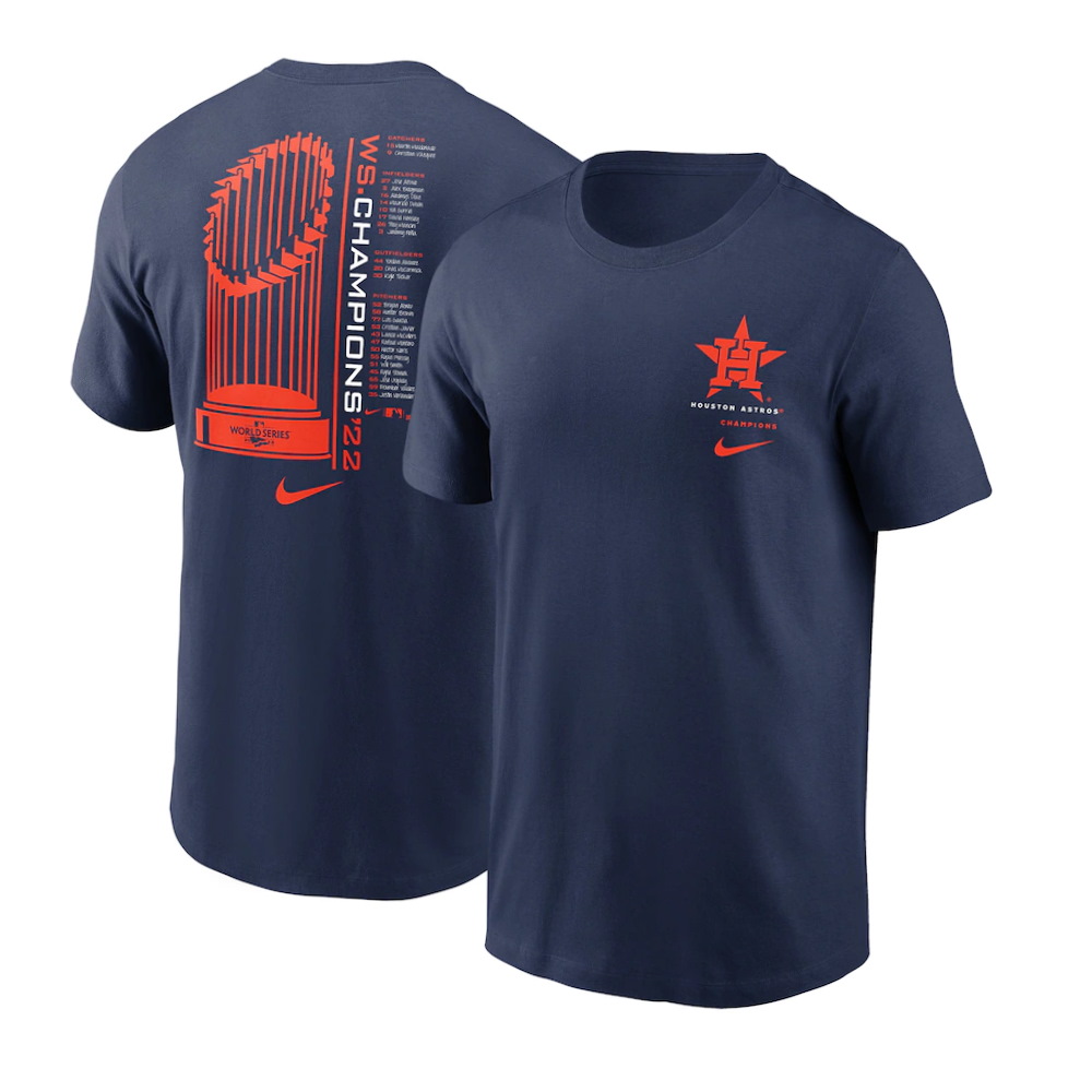 Houston Astros World Series 2022 Champions Roster T Shirt