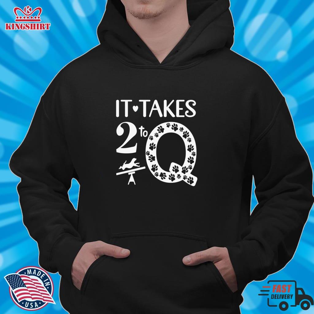 It Takes Two Dog Zipped Hoodie