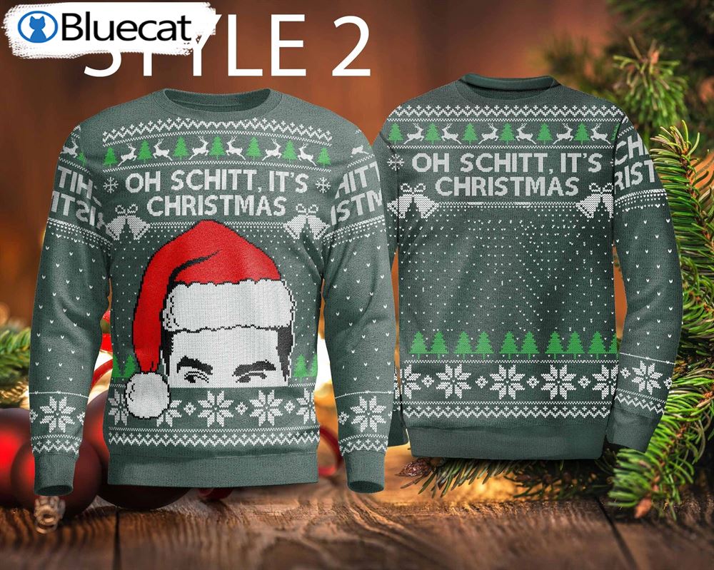 Its Christmas Ugly Sweater Oh Schitt Ugly Christmas