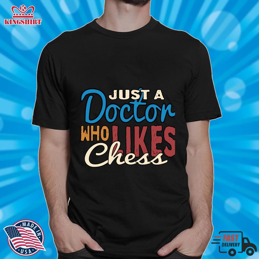 Just A Doctor Who Likes Chess Pullover Hoodie