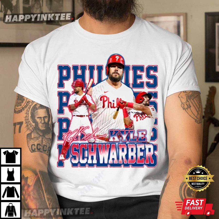 Kyle Schwarber Philadelphia Phillies Ring The Bell ALCS Champions T Shirt