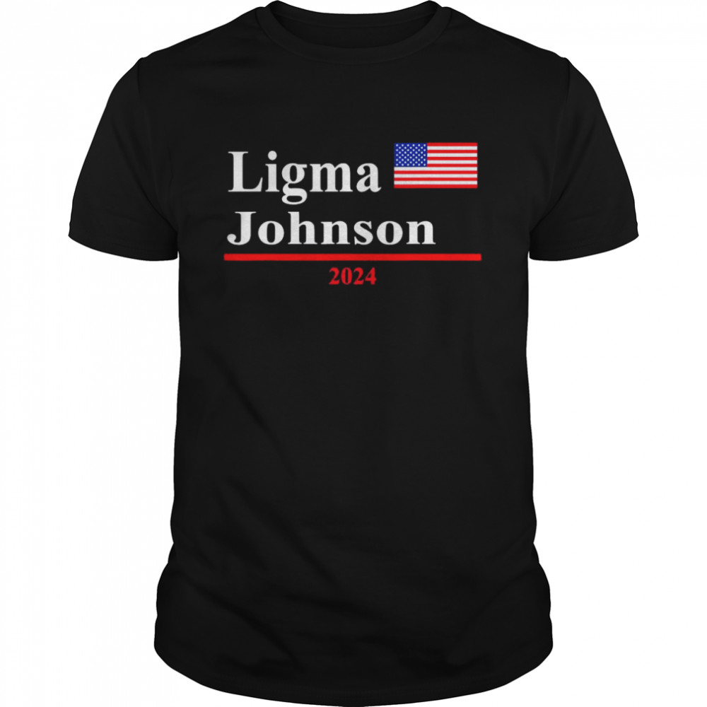 Ligma Johnson 2024 Parody American Flag Shirt