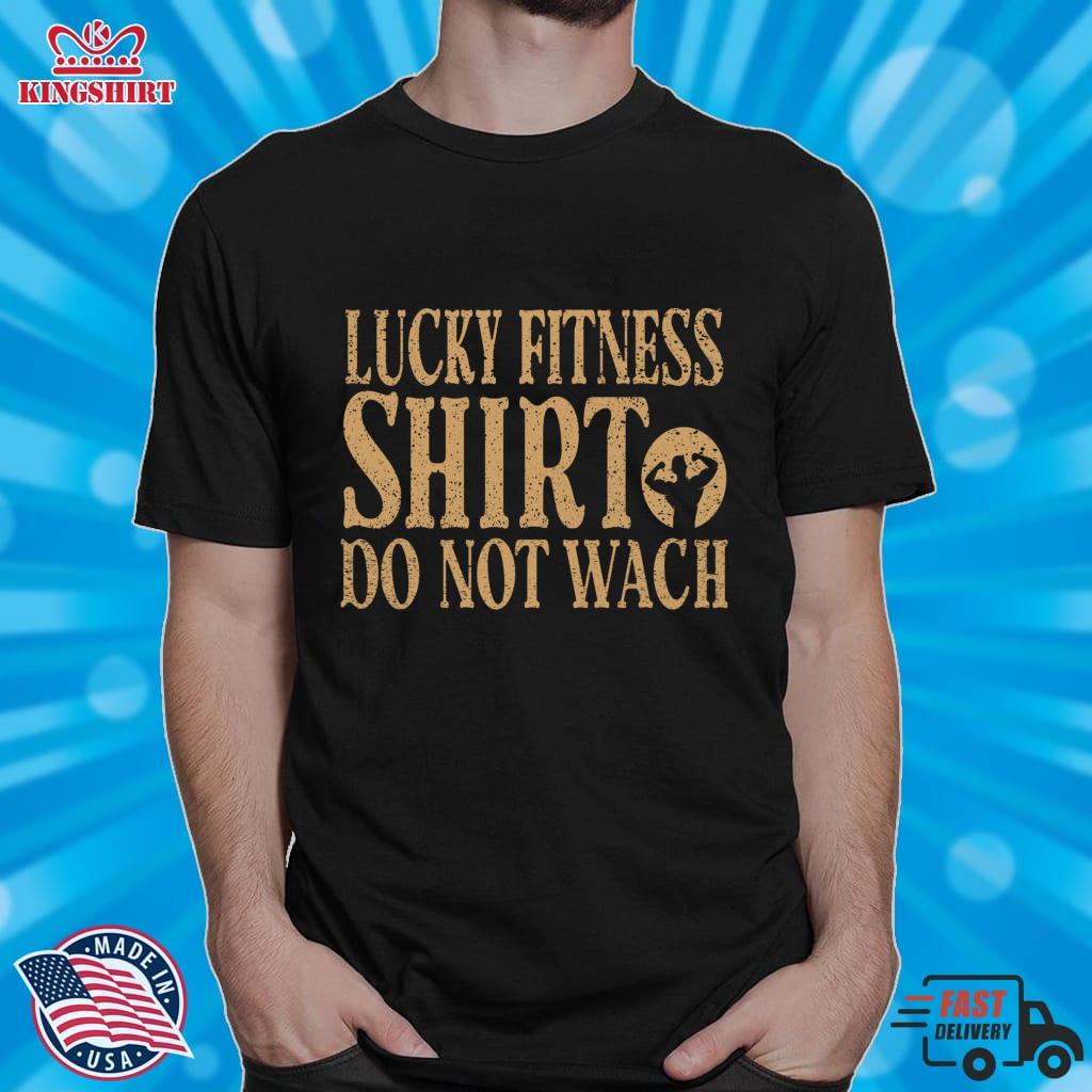 LUCKY FITNESS SHIRT DO NOT WACH Pullover Hoodie