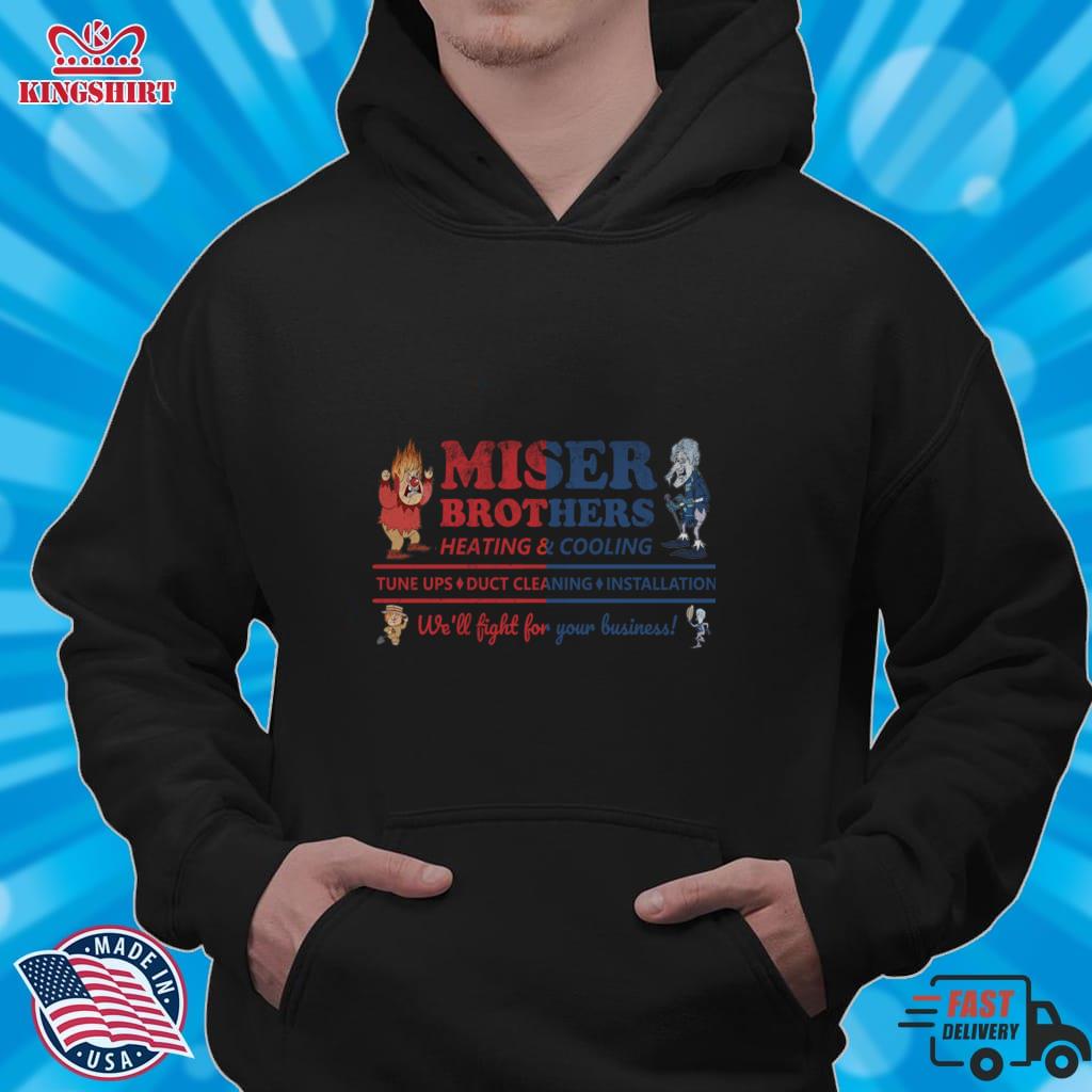 Miser Brothers Heating And Cooling Pullover Hoodie