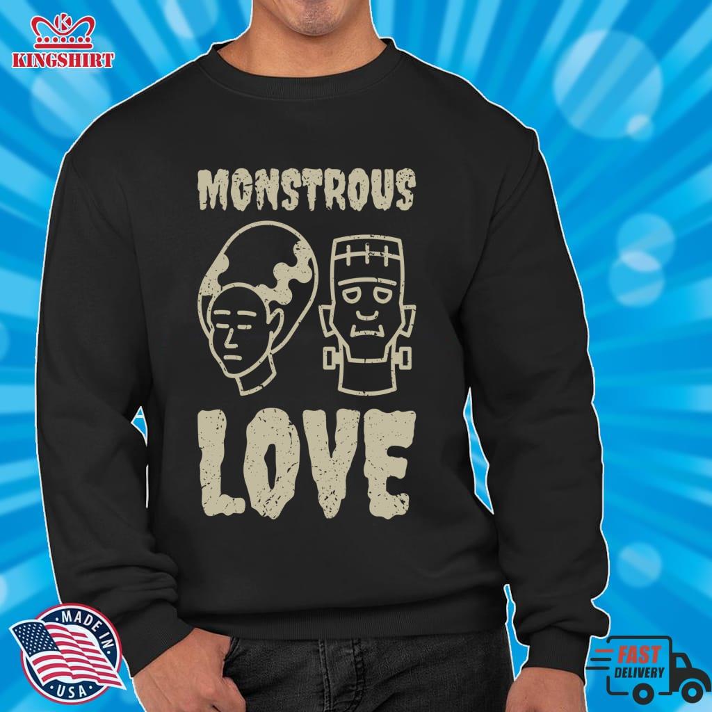 Monstrous Love   10 Pullover Sweatshirt