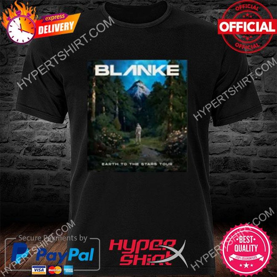 Official Blanke Earth To The Stars Tour Shirt