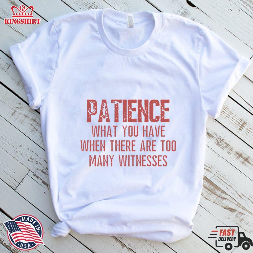 Patience Definition Funny Saying Quote Joke  Pullover Hoodie