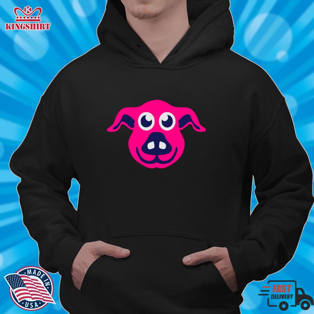 Pig Drawing Animals 411 Pullover Sweatshirt