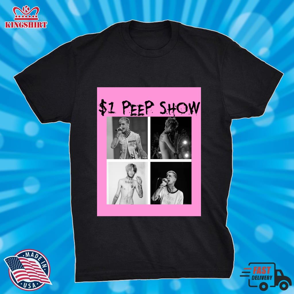Pink $1 Peep Show Lightweight Sweatshirt