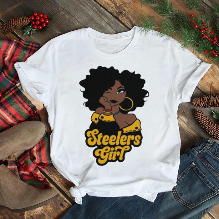 Pittsburgh Steelers Football Black Girl 2022 Shirt