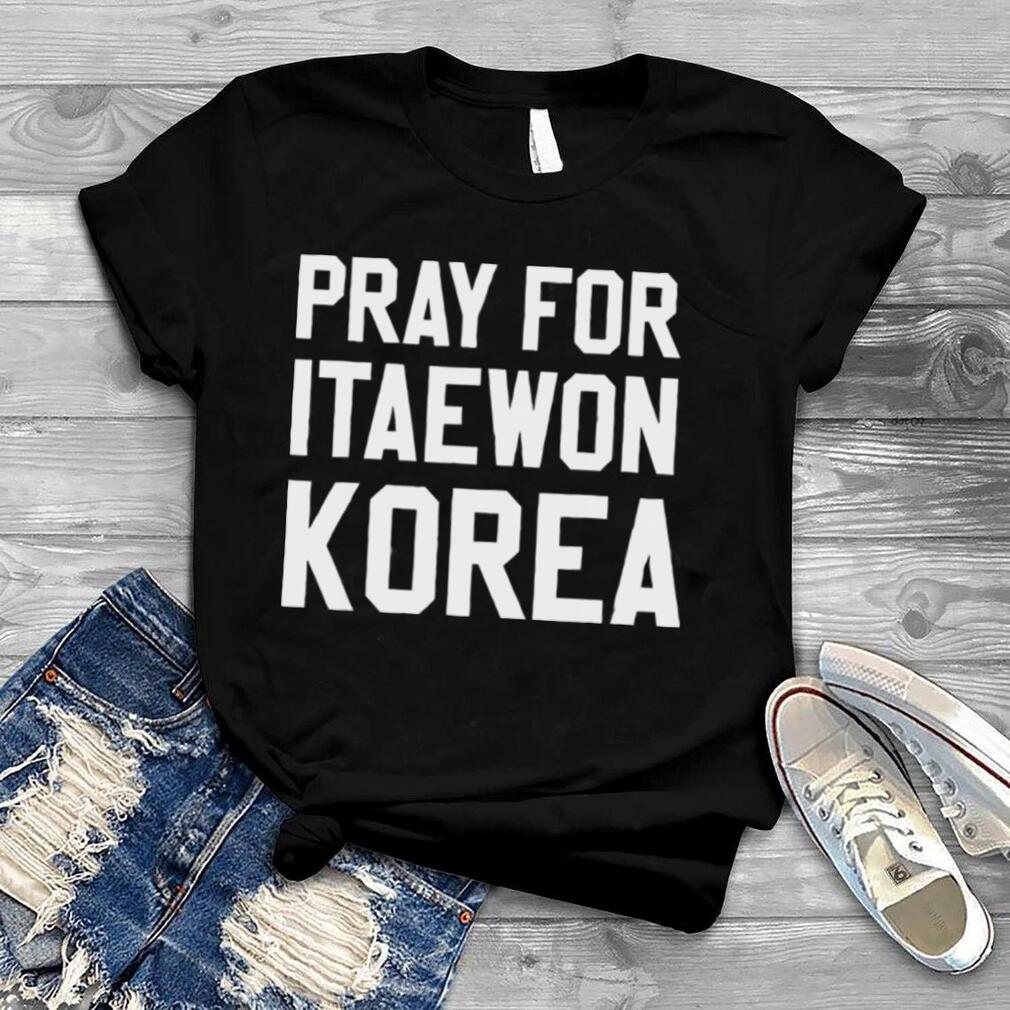 Pray For Korea Itaewon Strong Horror Halloween 2022 T Shirt
