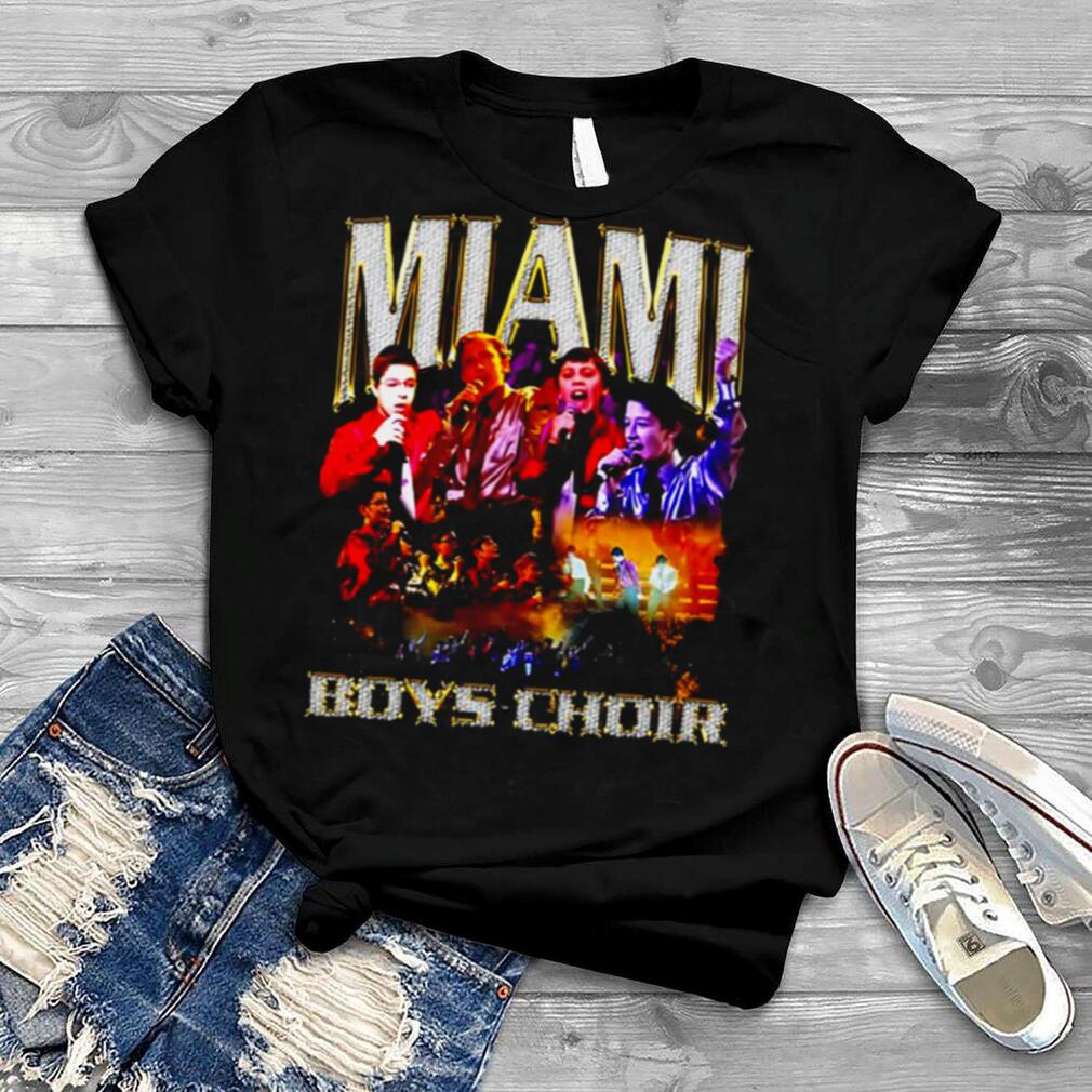 Retro Design Miami Boys Choir Shirt