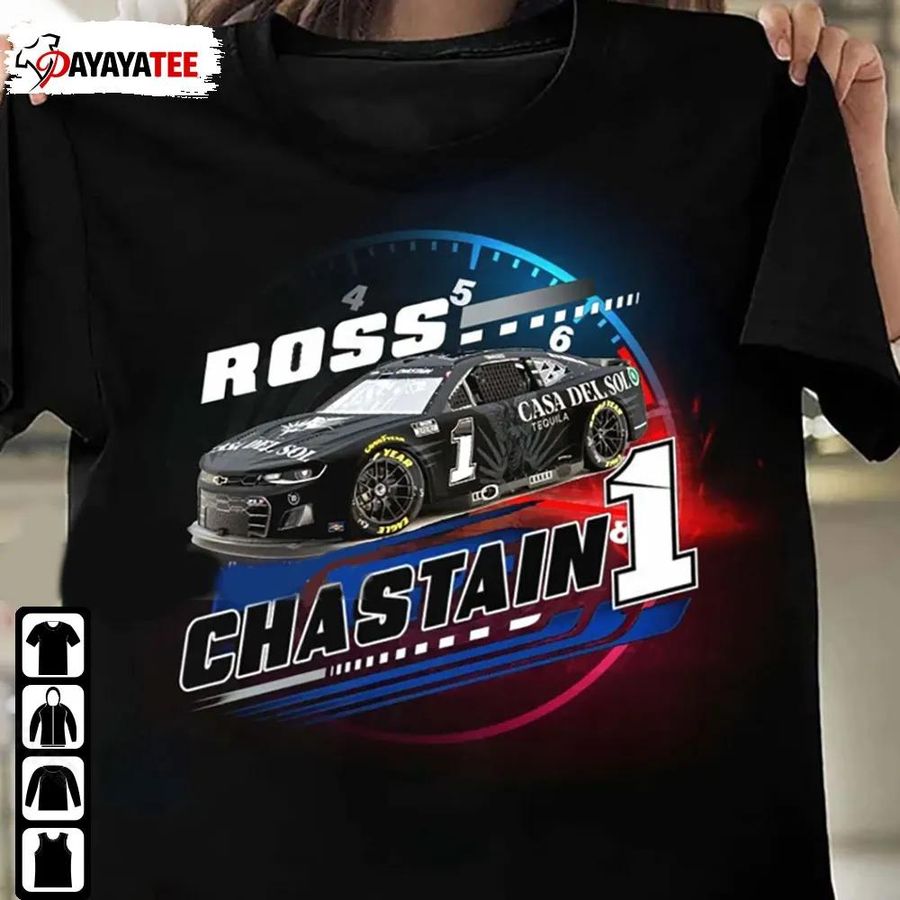 Ross Chastain 1 Shirt Trackhouse Racing Nascar Racing Motor Sports