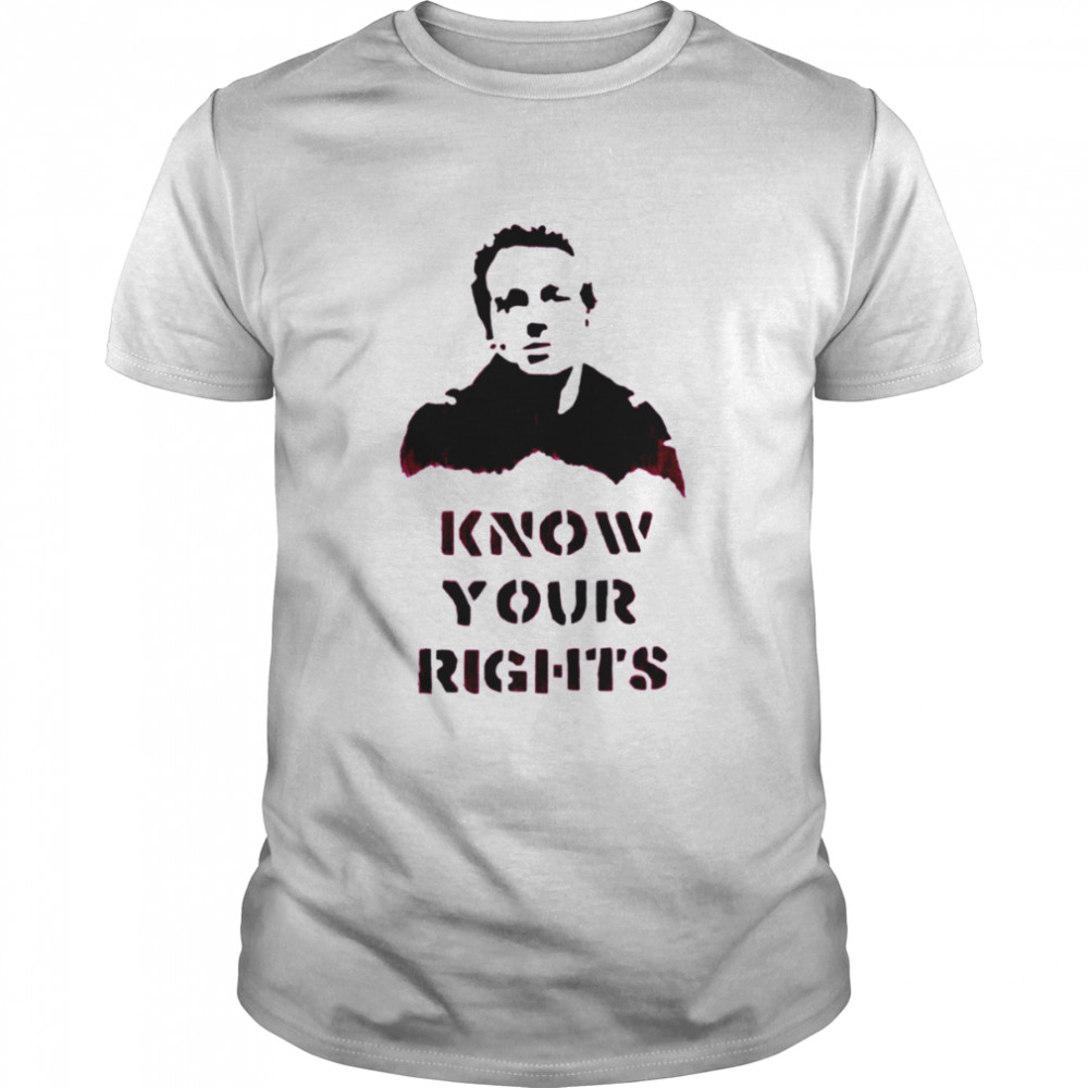 Strummer ~ Know Your Rights Shirt
