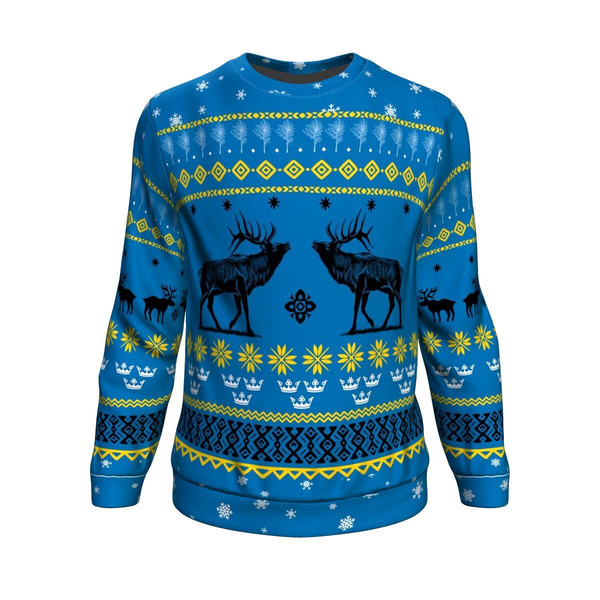 Sweden Christmas Sweatshirt  Elk TH5